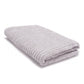 Bamboo towel Stripe, 70x140cm, light grey color, 550g/m2