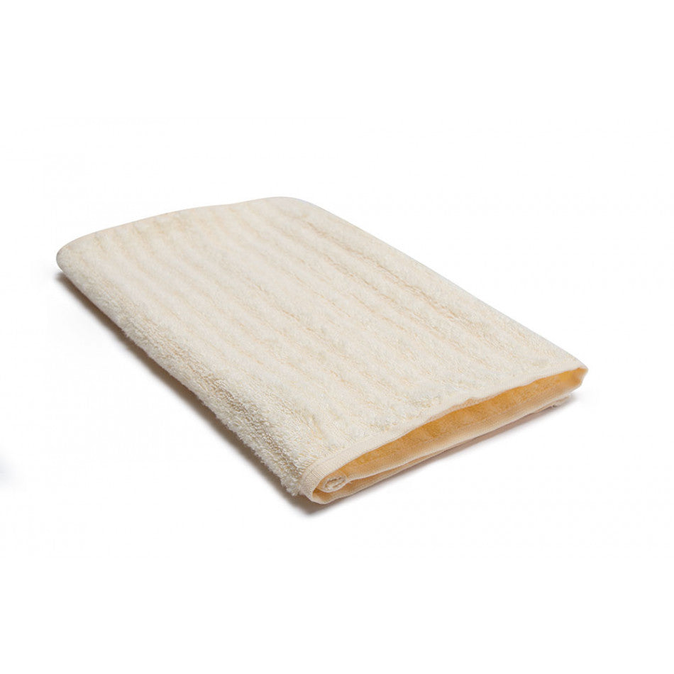 Bamboo towel Stripe, 30x50cm, cream color, 550g/m2