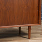 Custom Walnut Credenza – Sliding Doors, Mid-Century Modern Design