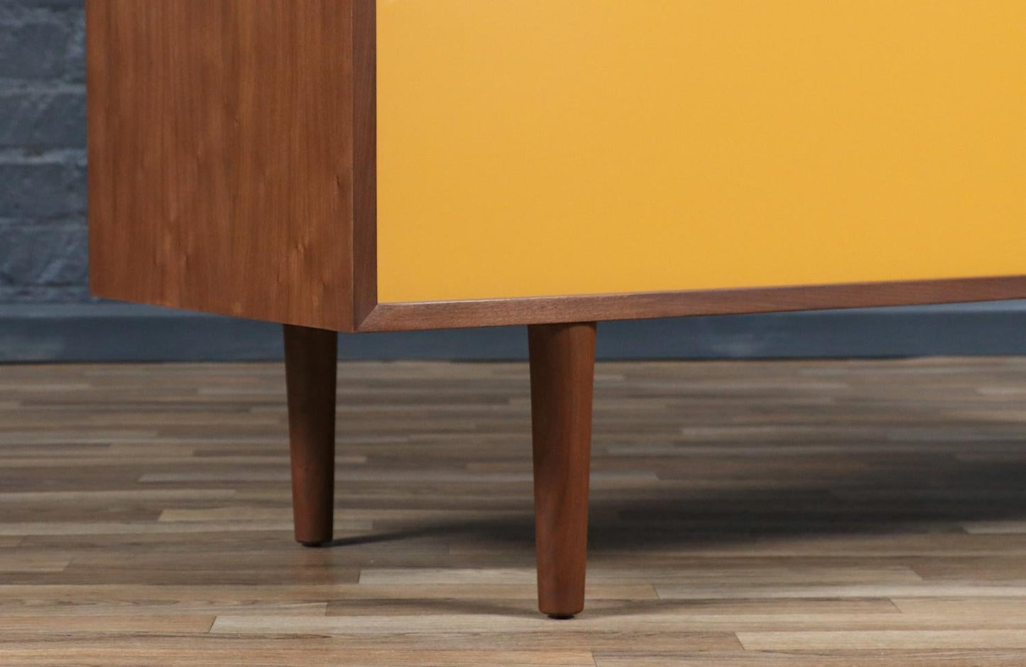 Custom Multi-Color Lacquered Credenza – Mid-Century Modern