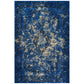 Schumacher Trifid Blue Hand-Knotted Wool Rug – 191 x 279 cm
