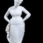 Pair of 19th Century Italian Alabaster Classical Figures of Muses