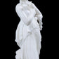 Pair of 19th Century Italian Alabaster Classical Figures of Muses
