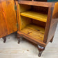 Antique wood nightstand, Italy, 1940s, Set of 2