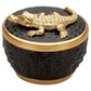 Gold Croco Candle with 24 Karat Gold Plate