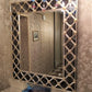 "CREME" Murano Glass Mirror