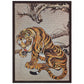 Tiger Bedcover Blanket Silk Cashmere & Wool Luxury Italian Design