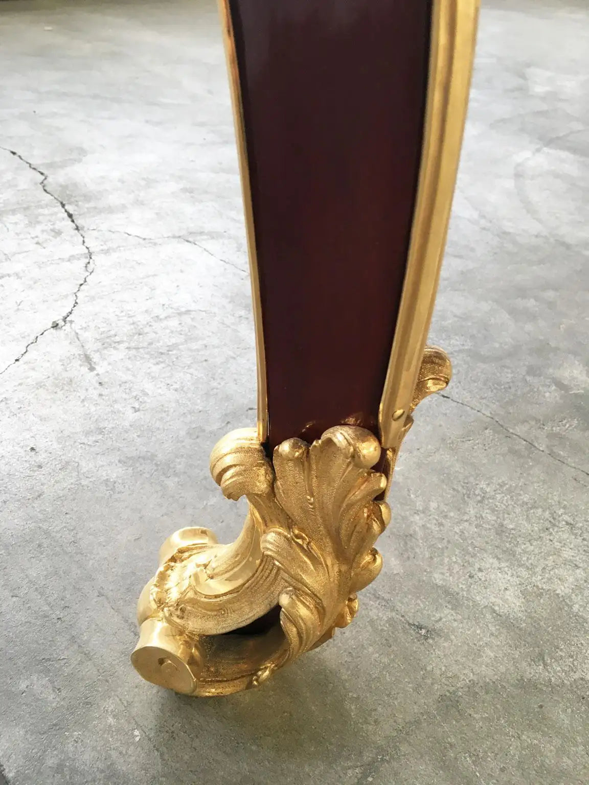 One-of-a-Kind Italian Red Berry Lacquered Writing Desk