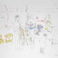 Contemporary Acrylic & Watercolor on Canvas – Various States N1