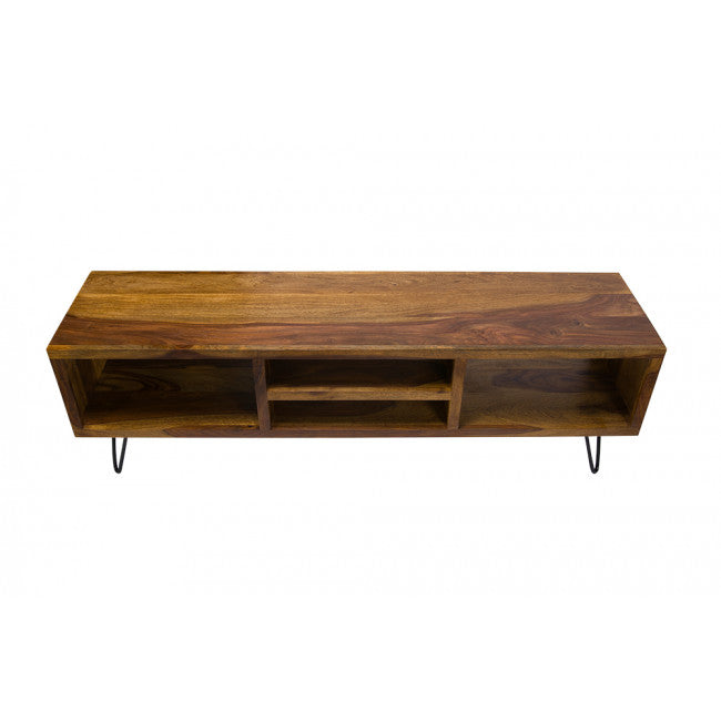 Lonawala Console Table – Sheesham Wood with Metal Frame