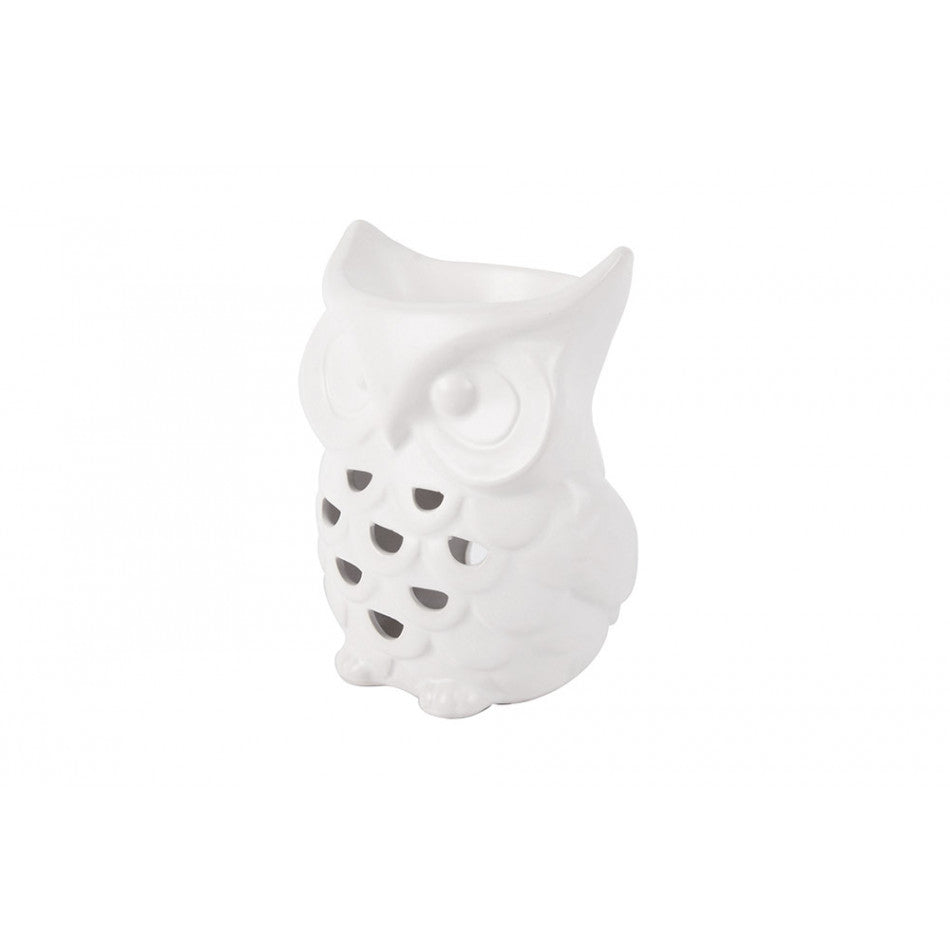 Fragrance burner Owl, porcelain, H15x11x9cm