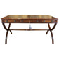 Wooden desk with a white background