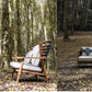 Outdoor Woven Rope Armchair in Solid Teak