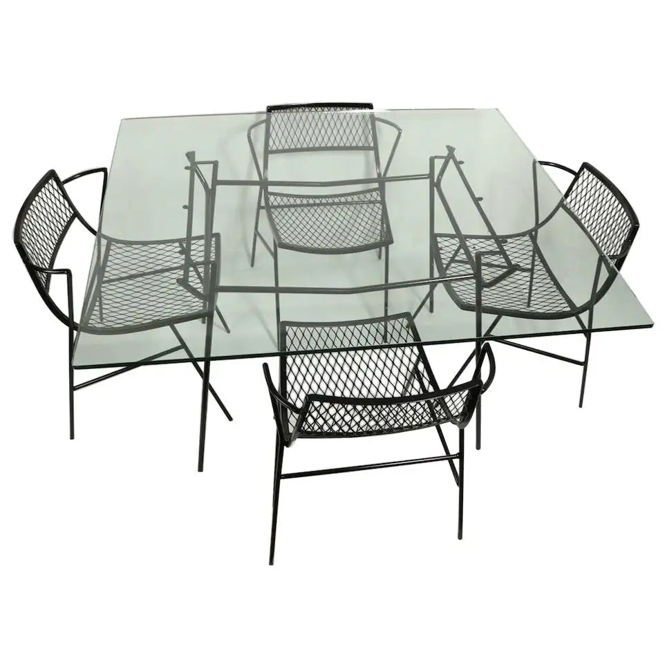 Rare Mid Century Garden Patio Dinette Set