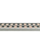 Queen Size Talamo Bed with Single Springing in Grey Upholstery