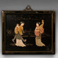 Pair of Antique Carved Stone Panels, Japanese, Decorative, Figures, Victorian