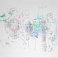 Contemporary Acrylic & Watercolor on Canvas – Various States N4