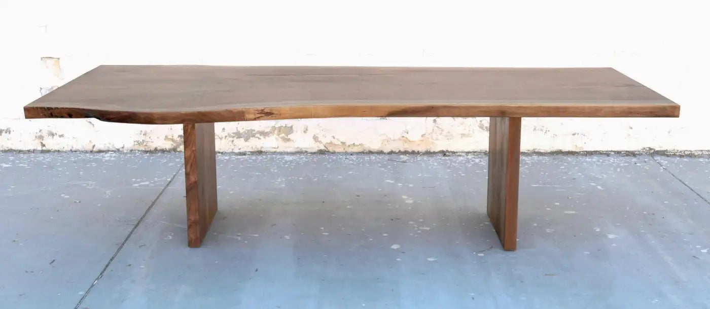 Walnut Slab Live Edge Dining Table