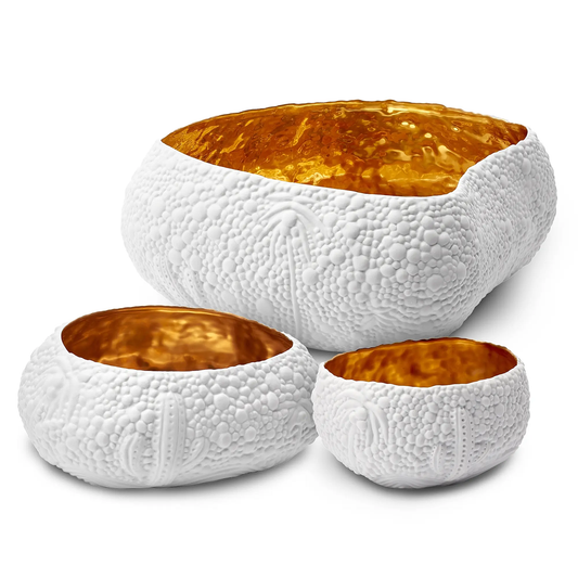 Haas Mojave 24K Gold Porcelain Dessert Bowl