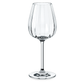 Rose Garden Crystal White Wine Glass Set of 4