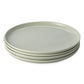 Beachgrass Green Stoneware Dinner Plates — Set of 4