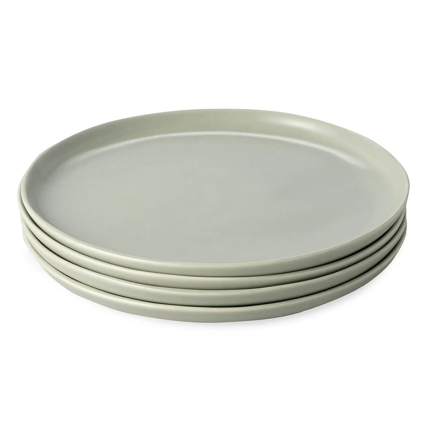 Beachgrass Green Stoneware Dinner Plates — Set of 4