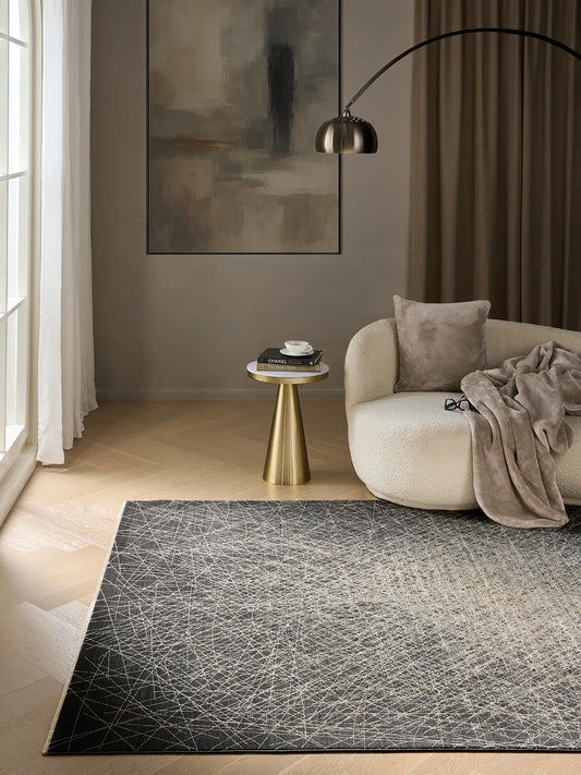 High Quality Nero Charcoal Rug