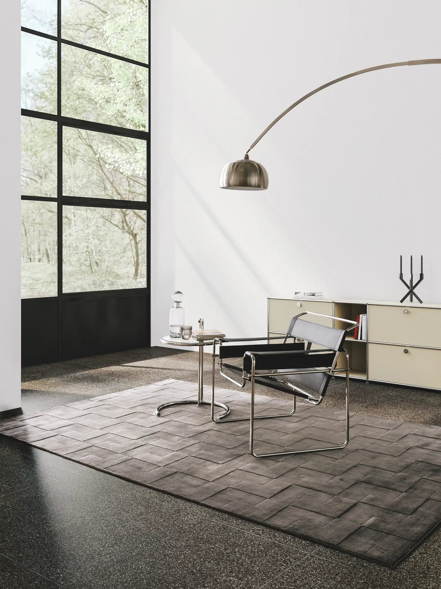 Elisa 100% Lyocell Elisa Dark Brown Rug
