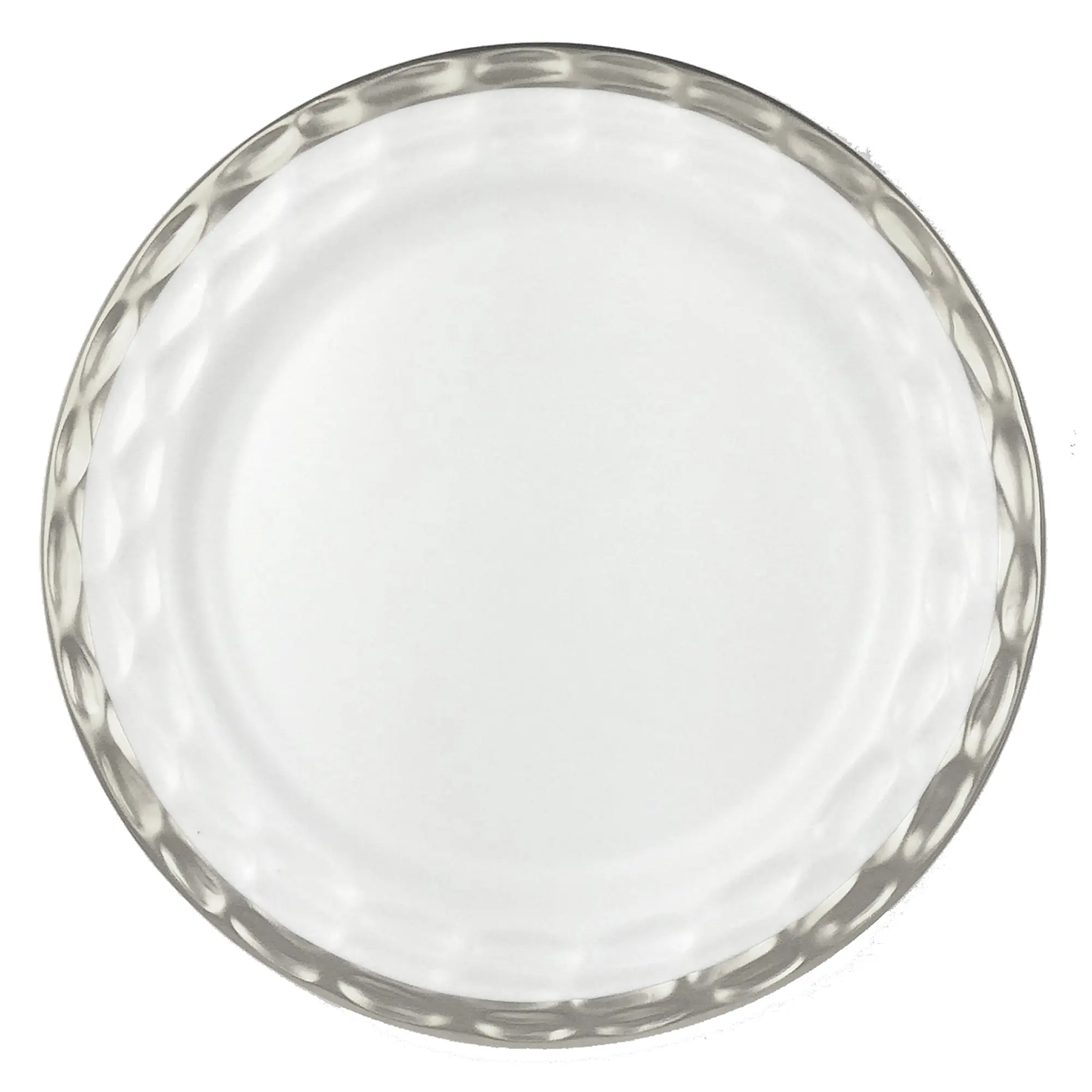 Truro Platinum 4-Piece Dinner Plate Set