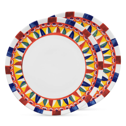 Carretto 2-Piece Dinner Plate Set