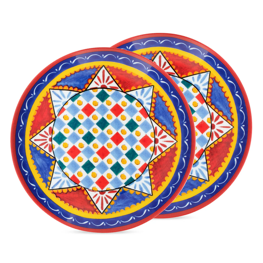 Carretto Star 2-Piece Dessert Plate Set