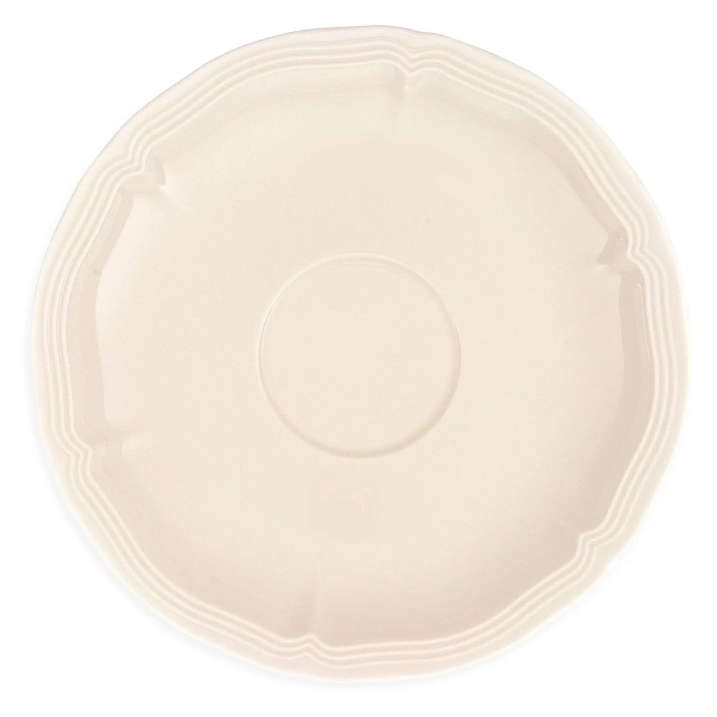 Premium Porcelain Coffee/Tea Saucer – 15 cm, White