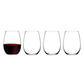 Pure 4-Piece Stemless Bordeaux Wine Glass Set