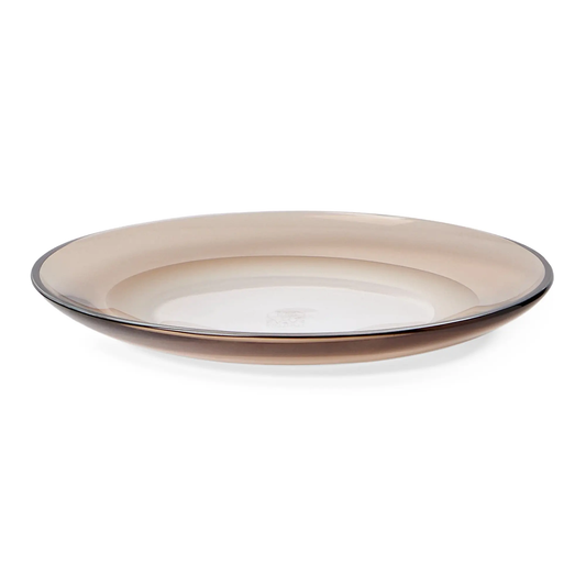 Brunello Cucinelli Murano Glass Bread Plate – Natural 17.5 cm