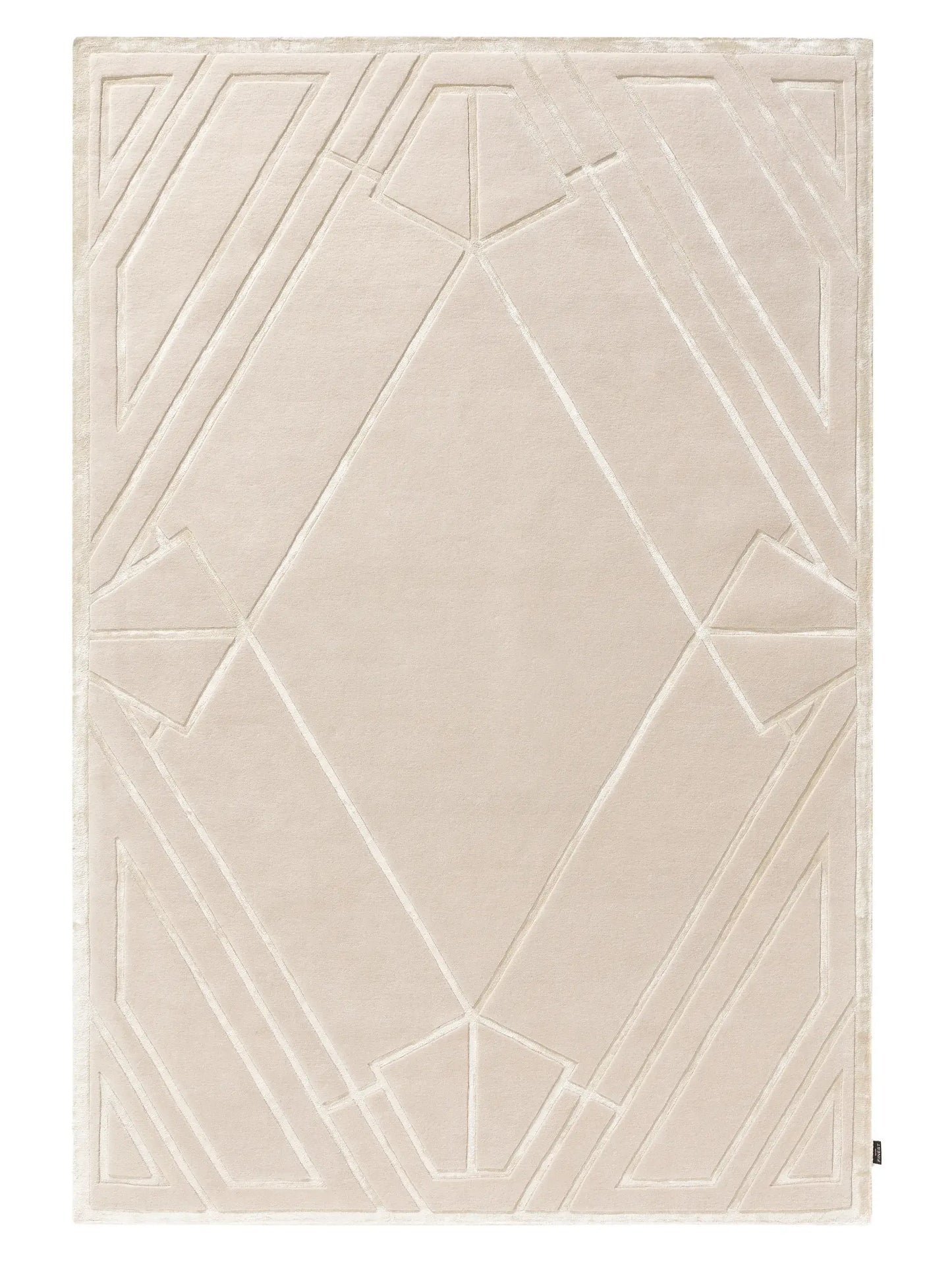 Luxury Wool & Lyocell Rug – Cream