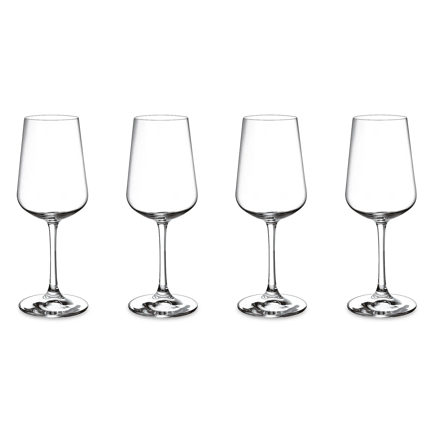 White Wine Goblet Set – Set of 4, 380 ml, Clear