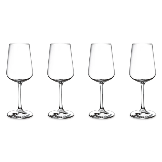 White Wine Goblet Set – Set of 4, 380 ml, Clear