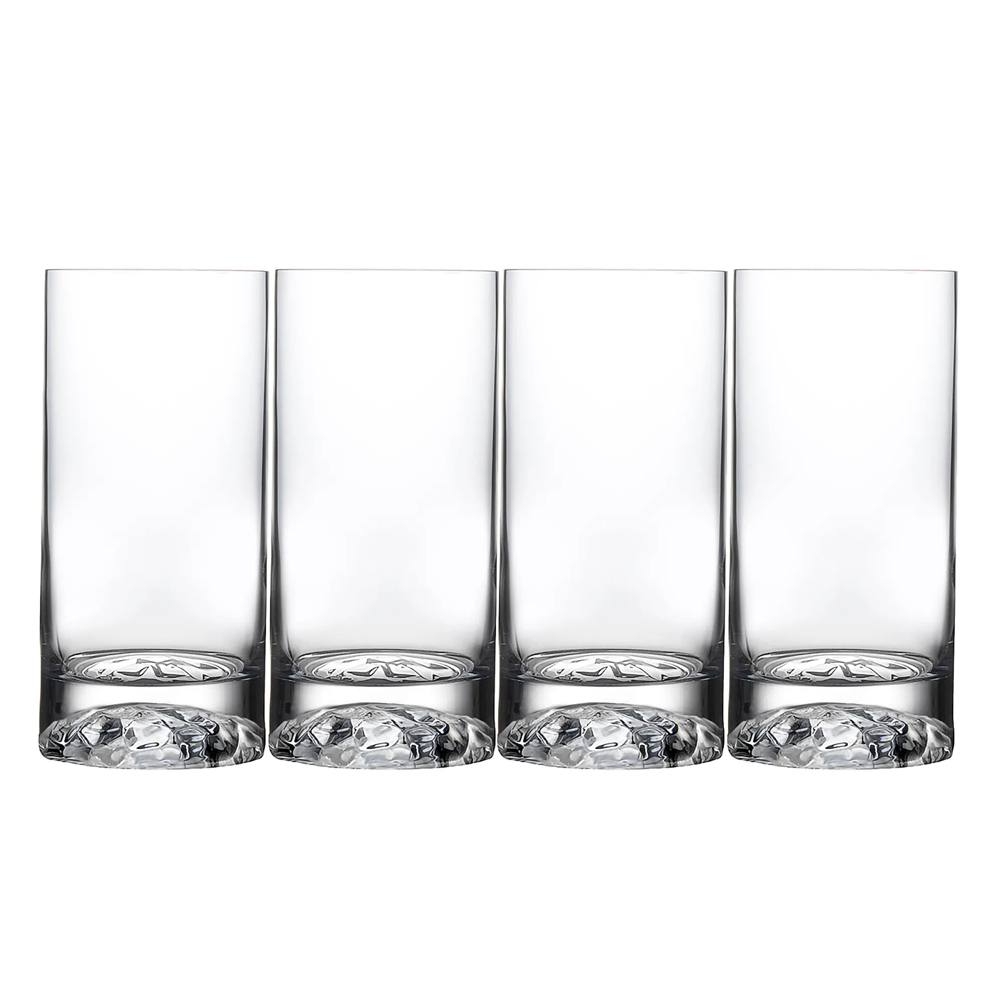 NUDE Glass Club Set of 4 Highball Glasses