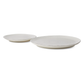 Traditional Ceramic Plate Set (Milk) - 2 Pieces