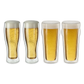 ZWILLING Sorrento 4-Piece Double-Wall Pint & Pilsner Glass Set