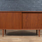 Custom Walnut Credenza – Sliding Doors, Mid-Century Modern Design