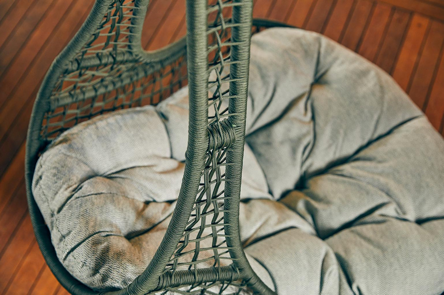 Gota Contemporary Upholstered Hanging Chair – Brazilian Design