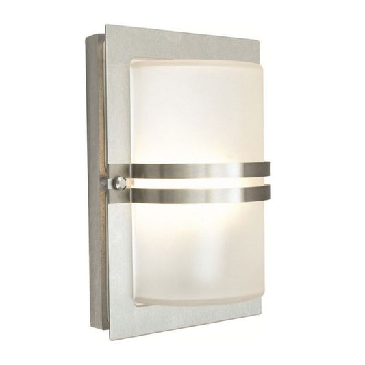 Outdoor Flush Wall Light – Basel (Stainless Steel)
