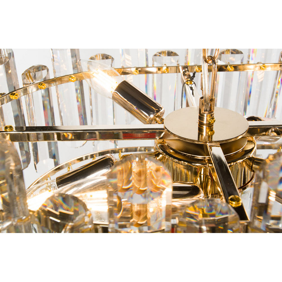 Pendant lamp Yarandilla 10, H32-90cm, 80x35cm, E14, 10x40W(MAX)