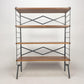 Mid-Century Italian Free-Standing Shelving Unit with Brass Feet – 1950s