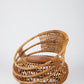 Mid-Century Modern Rattan Outdoor Lounge Chair & Ottoman Set – 1956 Bonacina Design