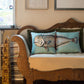 Set of 2 Fornasetti “Grande Pesce” Silk Cushion