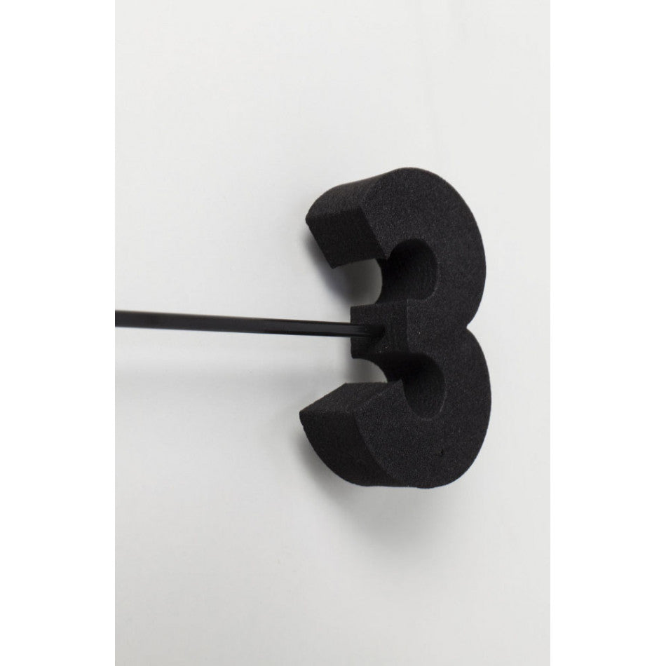 Wall clock Like Umbrella Black, D100x6cm