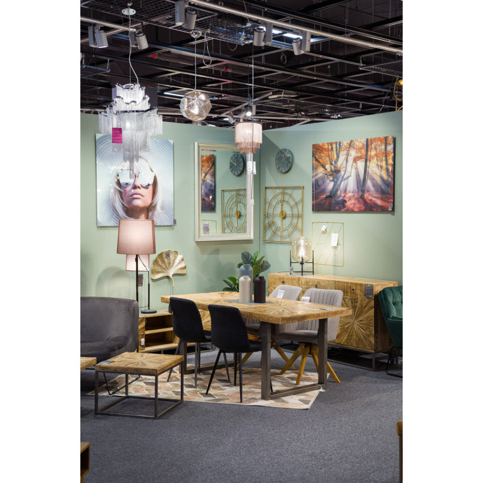 Mango Wood Coffee Table – Natural Modern Round Design