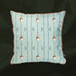 Set of 2 Fornasetti “Grande Pesce” Silk Cushion